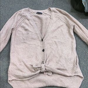 Pink long sleeve sweater